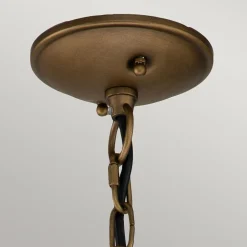 Elstead Hängeleuchte außen Aluminium Glas B: 17,8 cm rund IP44* Gartenlaternen|Industrie Lampen