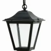 Lido Hängeleuchte außen IP44 Rustikal Aluminium Schwarz E27* Außenleuchten Antik|Rustikale Lampen