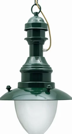 Lido Hängeleuchte außen Messing Glas D: 20 cm IP43 E27 Maritim* Messinglampen|Maritime Lampen