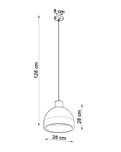 Sollux Hängeleuchte Beton Ø 28 cm Modern Grau E27 verstellbar* Wohnzimmerlampen|Betonlampen