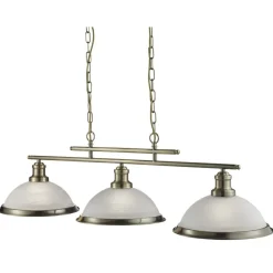 Searchlight Hängeleuchte BISTRO in Messing Antik 3-flmg.* Hängelampen|Esszimmer Lampen