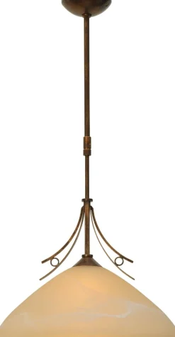 Masterlight Hängeleuchte BOLZANO in Braun Patina* Wohnzimmerlampen|Glaslampen