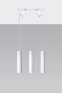 Sollux Hängeleuchte Deckenstrahler Weiß Metall 5-flammig