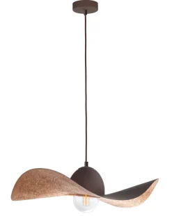 Best Sigma Hängeleuchte E27 Braun Kupfer Esstisch MUNYA