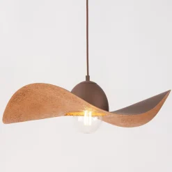 Best Sigma Hängeleuchte E27 Braun Kupfer Esstisch MUNYA