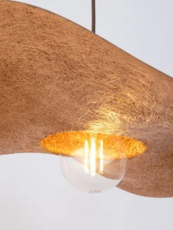 Best Sigma Hängeleuchte E27 Braun Kupfer Esstisch MUNYA