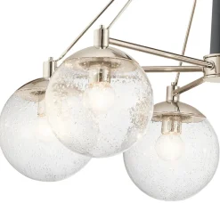 Elstead Hängeleuchte Esstisch Ø 87,6 cm Metall Regenglas Vintage* Hängelampen|Bürolampen