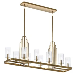 Elstead Hängeleuchte Esstisch 113,7 cm lang groß Jugendstil* Hängelampen|Bürolampen