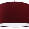 Outlet BPS Koncept Hängeleuchte Esstisch Innenlampe Ø40cm Rot Weiß Stoff