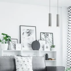 Online Lamkur Hängeleuchte Esstisch Silber Aluminium Modern