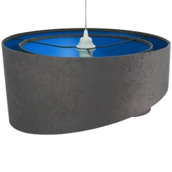 Easylight Hängeleuchte Esstisch Wohnzimmer Grau Blau Ø50cm* Hängelampen|Esszimmer Lampen