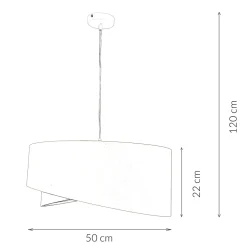 Easylight Hängeleuchte Esstisch Wohnzimmer Grau Blau Ø50cm* Hängelampen|Esszimmer Lampen