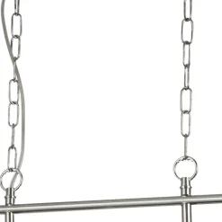 Best Searchlight Hängeleuchte 3-flammig Chrom Klar E27 Vintage Design