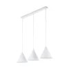 TK Lighting Hängeleuchte 3-flammig Metall L: 75 cm Weiß E27 CODY* Hängelampen|Esszimmer Lampen