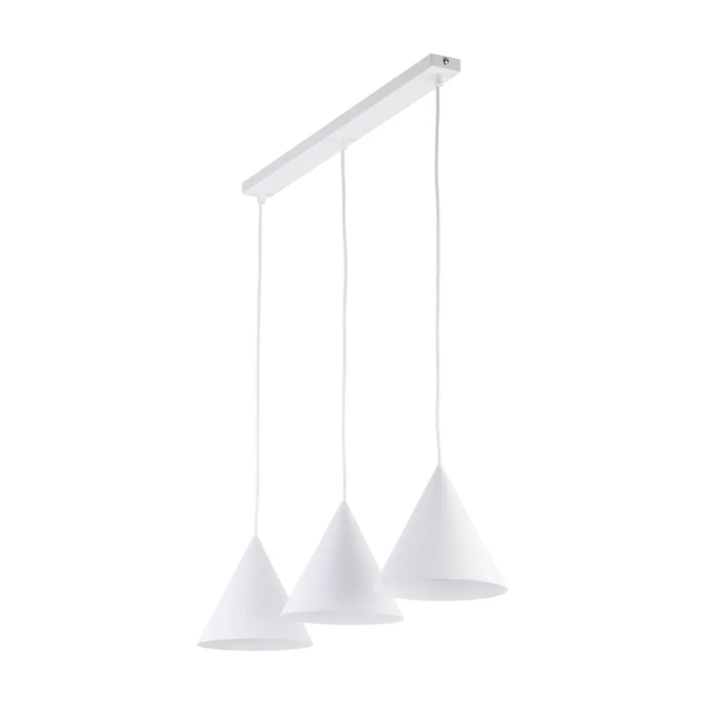 TK Lighting Hängeleuchte 3-flammig Metall L: 75 cm Weiß E27 CODY* Hängelampen|Esszimmer Lampen