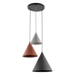 TK Lighting Hängeleuchte 3-flammig Metall Retro E27 verstellbar CODY* Wohnzimmerlampen|Metall Lampen