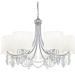 Searchlight Hängeleuchte 8-flmg. klassisch mit Glas* Moderne Lampen|Stofflampen