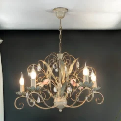 Luminex Hängeleuchte Floral Ø62cm 5-flmg