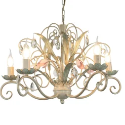 Luminex Hängeleuchte Floral Ø62cm 5-flmg