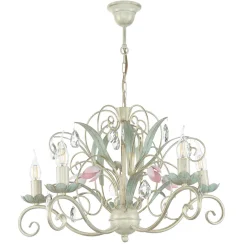 Luminex Hängeleuchte Floral Ø62cm 5-flmg