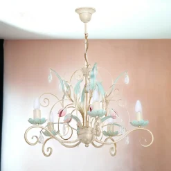 Luminex Hängeleuchte Floral Ø62cm 5-flmg