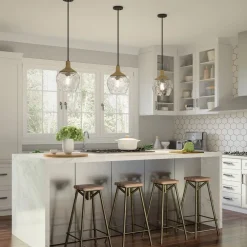 Clearance Elstead Hängeleuchte Glas Ø 30,2 cm H: max. 140,7 cm E27