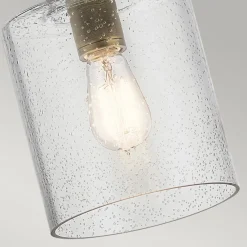 Sale Elstead Hängeleuchte Glas 18 cm breit H: max. 141,6 cm verstellbar