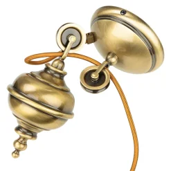 Giovanni Battista Hängeleuchte Glas Messing massiv verstellbar E27* Glaslampen|Metall Lampen