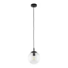 Clearance TK Lighting Hängeleuchte Glas Metall Ø 30 cm rund E27 Kugel H: max. 1,7 m