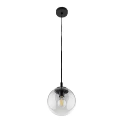 Clearance TK Lighting Hängeleuchte Glas Metall Ø 30 cm rund E27 Kugel H: max. 1,7 m