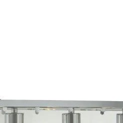 Searchlight Hängeleuchte Glas Metall B: 90 cm 5x E27 Chrom Klar* Hängelampen|Esszimmer Lampen