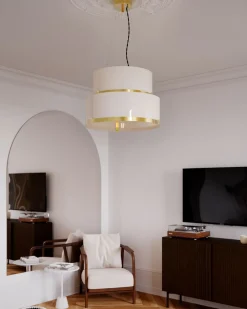 By Rydéns Hängeleuchte Glas Metall E27 50 cm breit H: max. 120 cm* Hängelampen|Wohnzimmerlampen