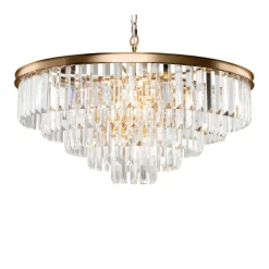 Sale Maytoni Hängeleuchte Glas Metall E14 Ø 70 cm H: max. 120 cm