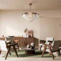 Sale Maytoni Hängeleuchte Glas Metall E14 Ø 70 cm H: max. 120 cm