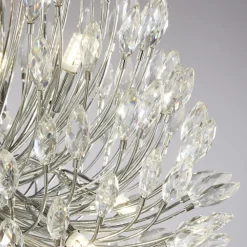 Searchlight Hängeleuchte groß Ø 51 cm H: max. 286 cm verstellbar Kristall* Hängelampen|Wohnzimmerlampen