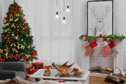 Belis Hängeleuchte Holz Metall Schwarz E27 3-flammig wohnlich* Hängelampen|Bürolampen