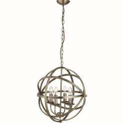 Clearance Searchlight Hängeleuchte in Bronze 4-flmg