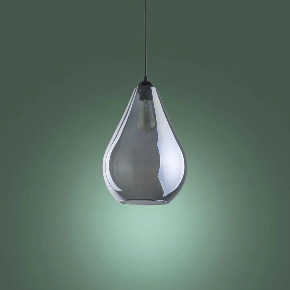 Sale TK Lighting Hängeleuchte in Graphit Schwarz Tropfen Lampe GAWA