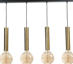 Masterlight Hängeleuchte in Messing Schwarz Metall für E27* Wohnzimmerlampen|Esszimmer Lampen