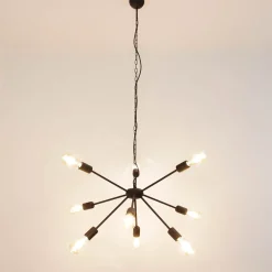 Clearance Nowodvorski Hängeleuchte in Schwarz Ø77cm 9-flmg