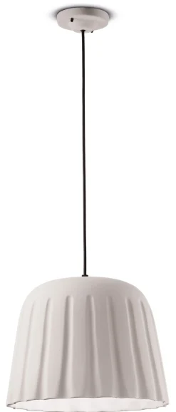 Ferroluce Hängeleuchte Keramik D: 40 cm rund H: max. 150 cm E27