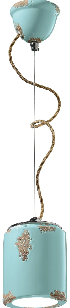 Ferroluce Hängeleuchte Keramik E27 Ø 12,5 cm H: max. 114 cm rund* Bürolampen|Wohnzimmerlampen