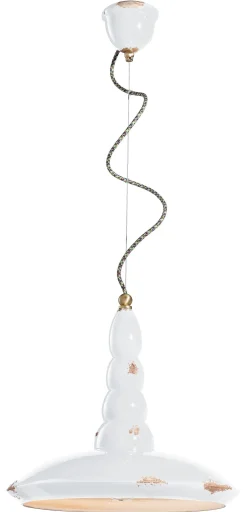 Ferroluce Hängeleuchte Keramik E27 Ø 40 cm rund H: max. 137 cm* Wohnzimmerlampen|Esszimmer Lampen