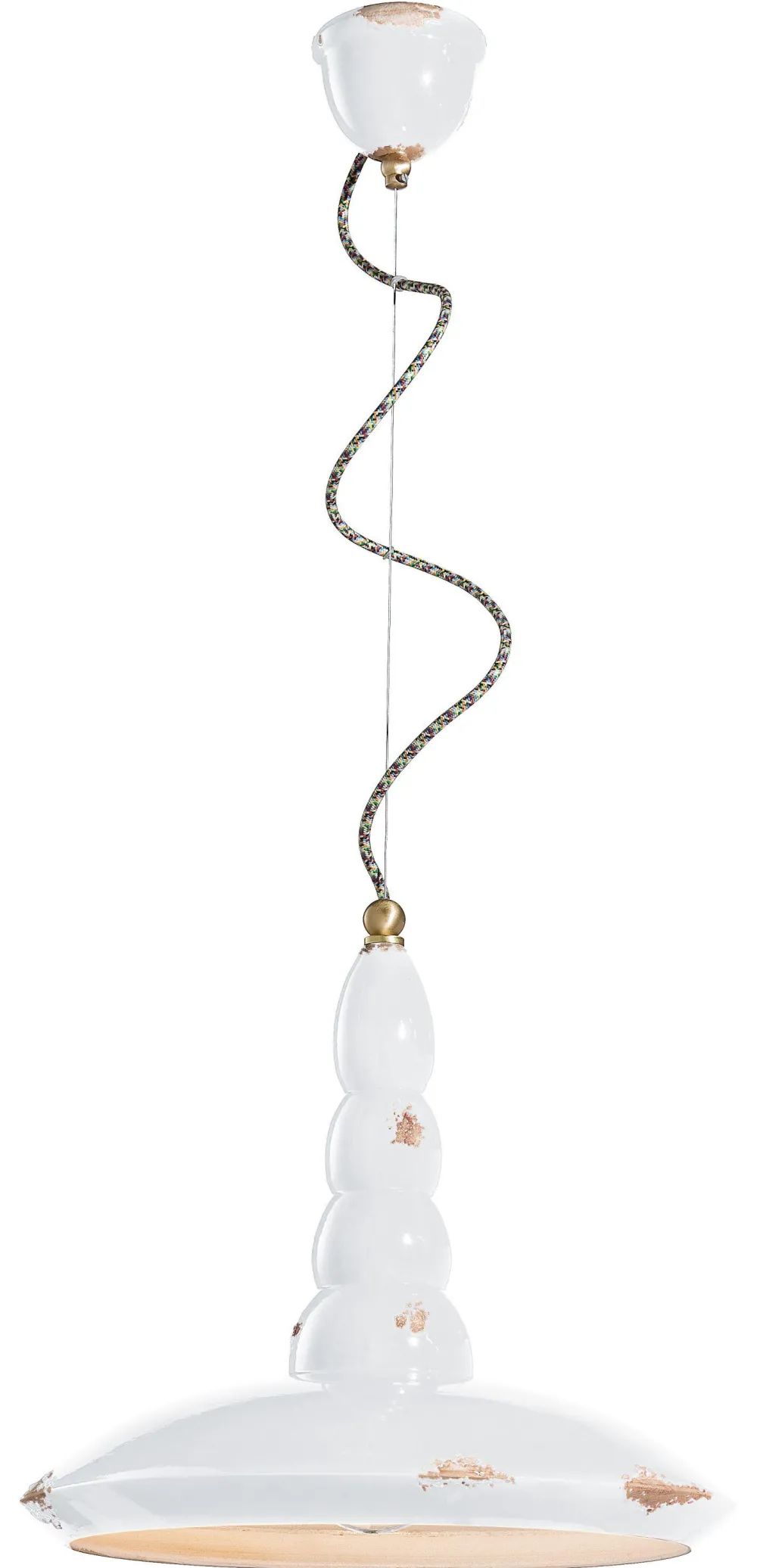 Ferroluce Hängeleuchte Keramik E27 Ø 40 cm rund H: max. 137 cm* Wohnzimmerlampen|Esszimmer Lampen