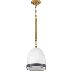 Elstead Hängeleuchte Keramik E27 Ø 25,4 cm Retro Design* Hängelampen|Wohnzimmerlampen