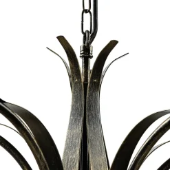 Discount Luminex Hängeleuchte KORFU in Messing Antik 5-flmg