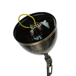 Discount Luminex Hängeleuchte KORFU in Messing Antik 5-flmg