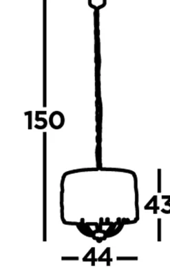 Searchlight Hängeleuchte Kristall 5x E14 D: 44 cm Art Déco rund* Hängelampen|Esszimmer Lampen