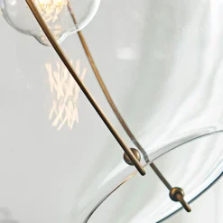 Elstead Hängeleuchte Kugel Metall Glas E27 D: 27,4 cm Vintage Design* Hängelampen|Bürolampen