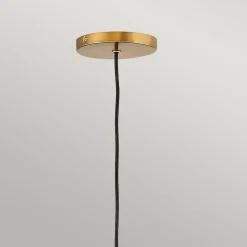 Elstead Hängeleuchte Kugel Metall Glas E27 D: 27,4 cm Vintage Design* Hängelampen|Bürolampen